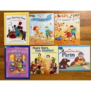 PJ Library collection of six childrens books focused on Jewish holidays.
